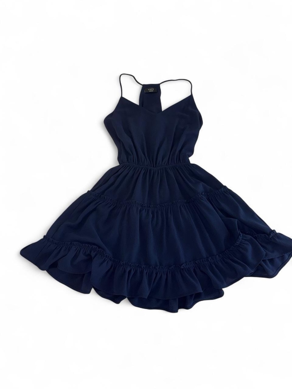 VICI Collection Tiered Ruffle Mini Dress